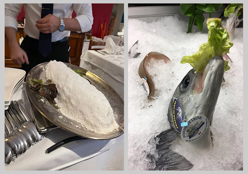 Croûte de sel et traçabilité au restaurant El Faro à Genève